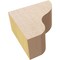 Ekena Millwork 2"W x 4"D x 4"H Classic Greensboro Rough Cedar Woodgrain TimberThane Corbel, Primed Tan CORUR02X04X04GRNRCPR - alternate 3